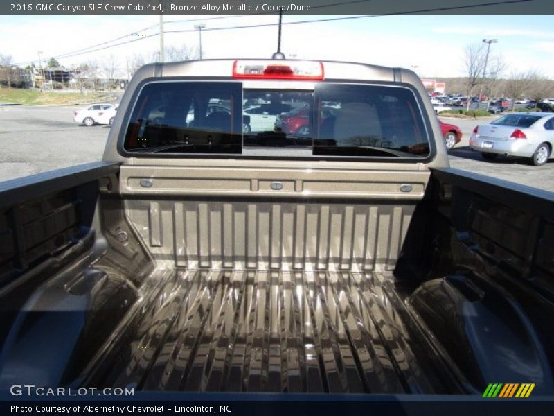 Bronze Alloy Metallic / Cocoa/Dune 2016 GMC Canyon SLE Crew Cab 4x4