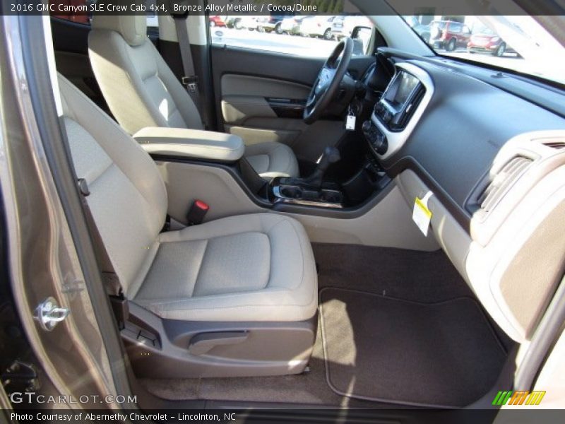 Bronze Alloy Metallic / Cocoa/Dune 2016 GMC Canyon SLE Crew Cab 4x4