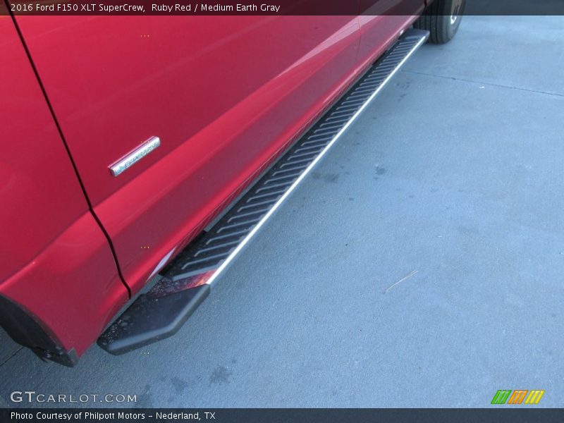 Ruby Red / Medium Earth Gray 2016 Ford F150 XLT SuperCrew