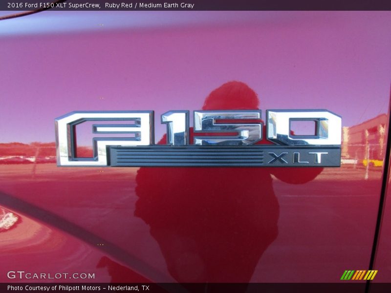 Ruby Red / Medium Earth Gray 2016 Ford F150 XLT SuperCrew