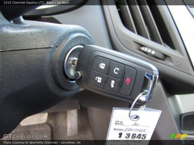 Black / Jet Black 2016 Chevrolet Equinox LTZ