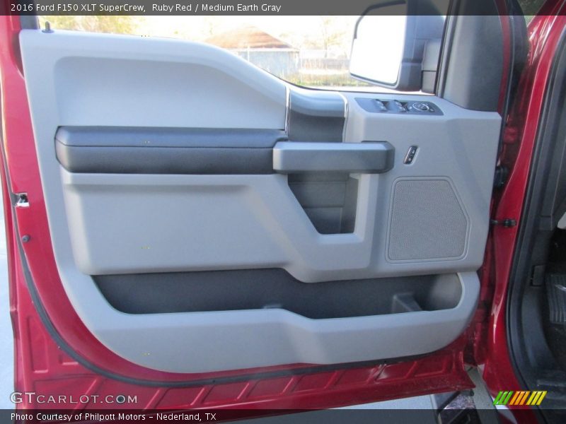 Ruby Red / Medium Earth Gray 2016 Ford F150 XLT SuperCrew