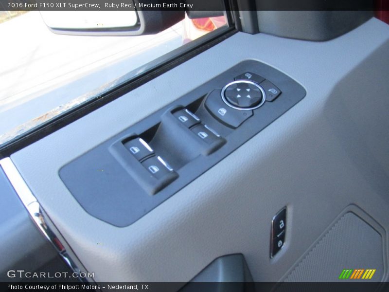 Ruby Red / Medium Earth Gray 2016 Ford F150 XLT SuperCrew