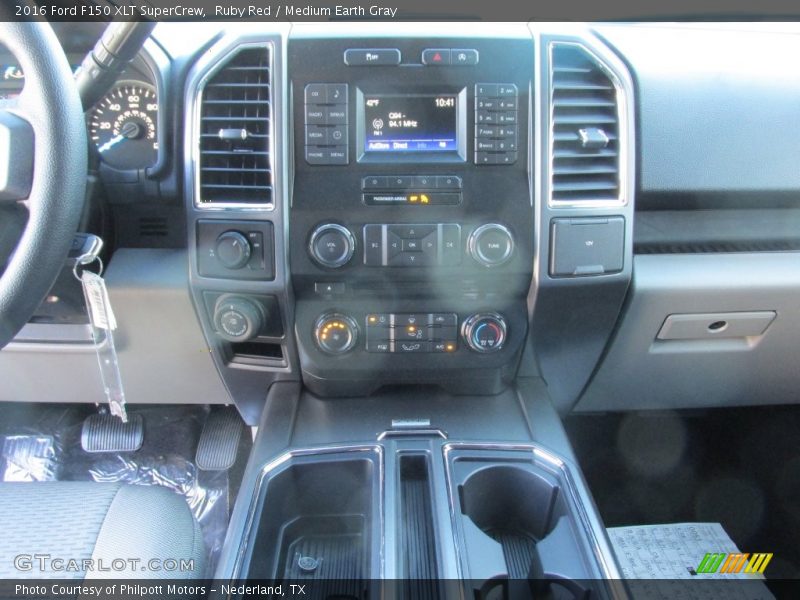 Ruby Red / Medium Earth Gray 2016 Ford F150 XLT SuperCrew