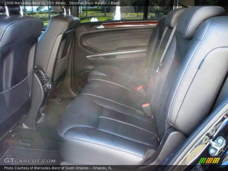 Obsidian Black Metallic / Black 2008 Mercedes-Benz GL 550 4Matic