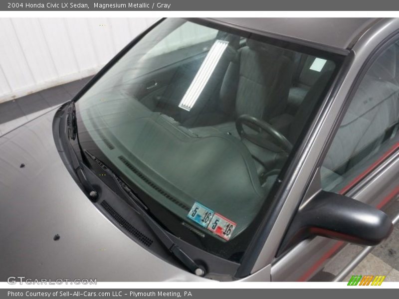 Magnesium Metallic / Gray 2004 Honda Civic LX Sedan
