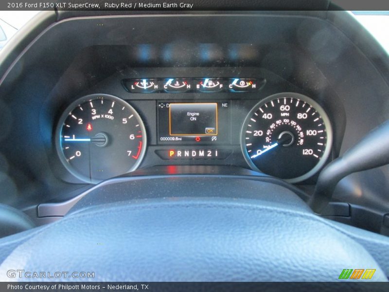 Ruby Red / Medium Earth Gray 2016 Ford F150 XLT SuperCrew