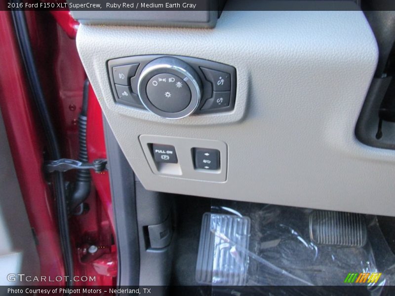 Ruby Red / Medium Earth Gray 2016 Ford F150 XLT SuperCrew