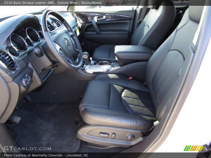 Summit White / Ebony/Ebony 2016 Buick Enclave Leather AWD