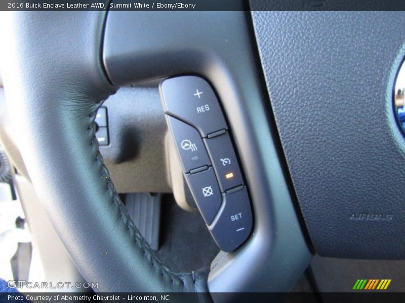 Summit White / Ebony/Ebony 2016 Buick Enclave Leather AWD