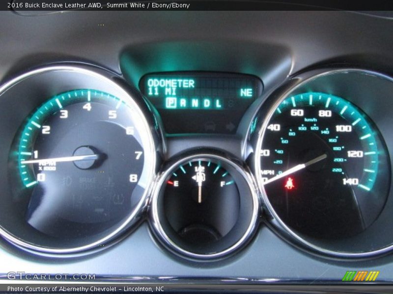 Summit White / Ebony/Ebony 2016 Buick Enclave Leather AWD