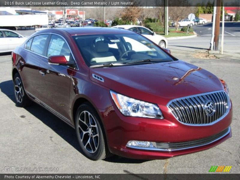 Deep Garnet Metallic / Light Neutral 2016 Buick LaCrosse Leather Group