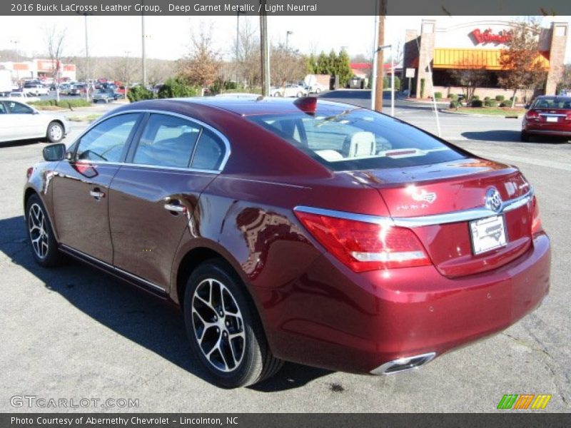 Deep Garnet Metallic / Light Neutral 2016 Buick LaCrosse Leather Group