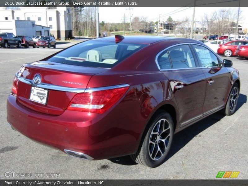 Deep Garnet Metallic / Light Neutral 2016 Buick LaCrosse Leather Group