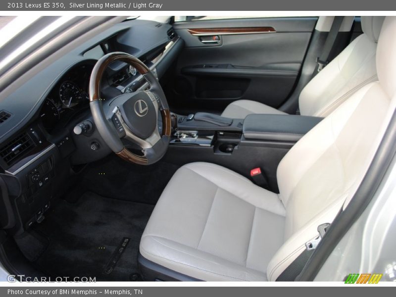 Silver Lining Metallic / Light Gray 2013 Lexus ES 350