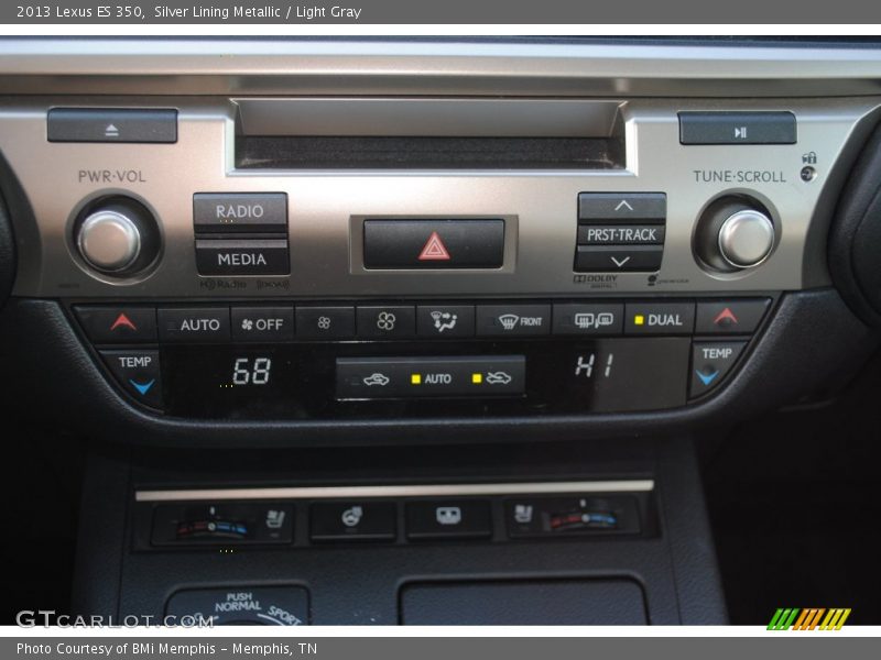 Silver Lining Metallic / Light Gray 2013 Lexus ES 350