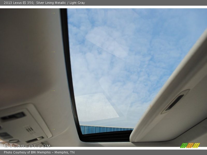 Silver Lining Metallic / Light Gray 2013 Lexus ES 350