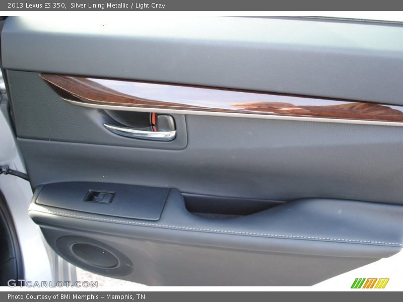 Silver Lining Metallic / Light Gray 2013 Lexus ES 350