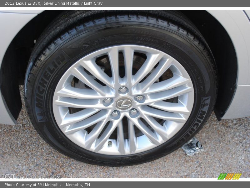 Silver Lining Metallic / Light Gray 2013 Lexus ES 350