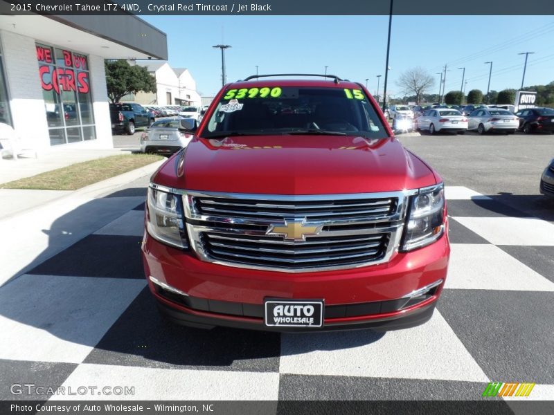 Crystal Red Tintcoat / Jet Black 2015 Chevrolet Tahoe LTZ 4WD