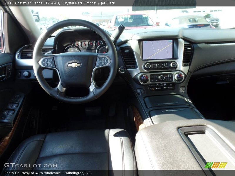 Crystal Red Tintcoat / Jet Black 2015 Chevrolet Tahoe LTZ 4WD