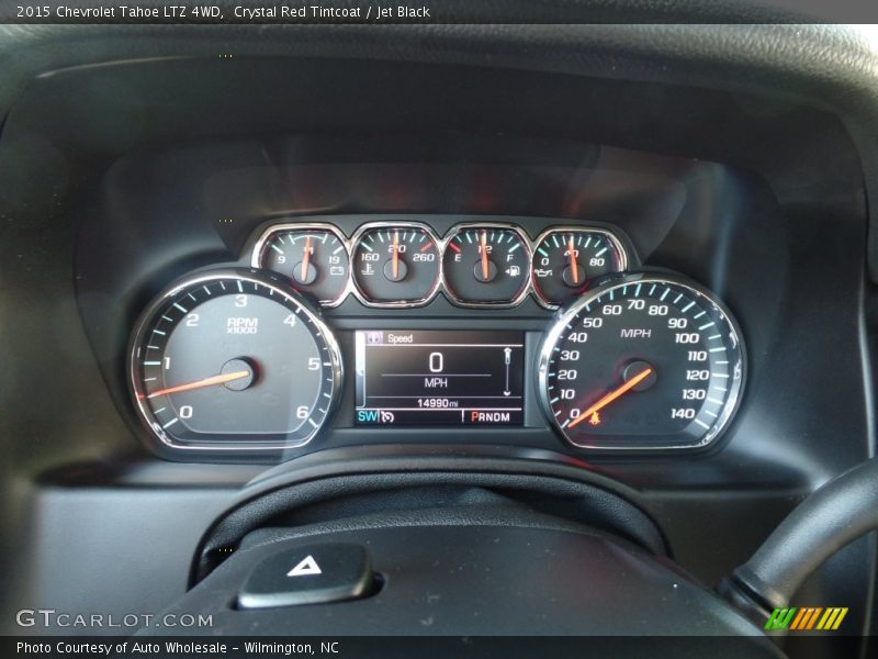 Crystal Red Tintcoat / Jet Black 2015 Chevrolet Tahoe LTZ 4WD