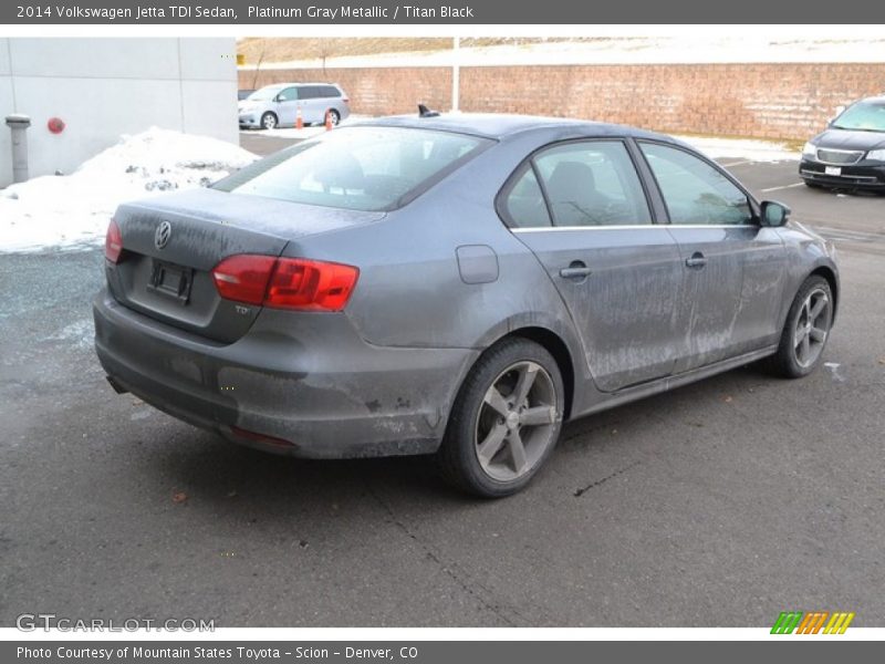 Platinum Gray Metallic / Titan Black 2014 Volkswagen Jetta TDI Sedan