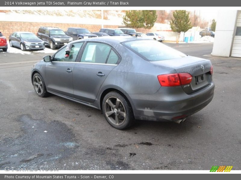 Platinum Gray Metallic / Titan Black 2014 Volkswagen Jetta TDI Sedan