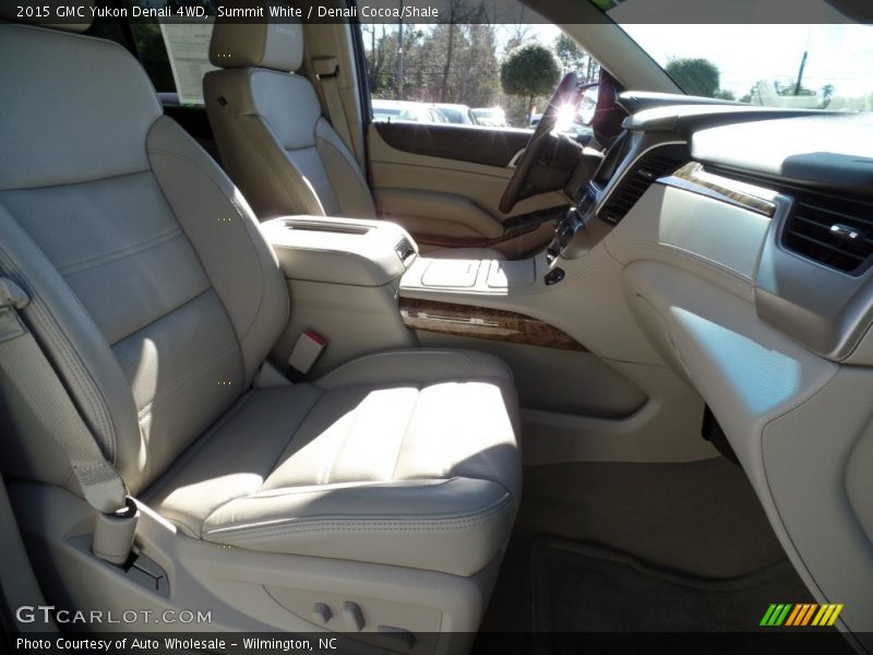 Summit White / Denali Cocoa/Shale 2015 GMC Yukon Denali 4WD