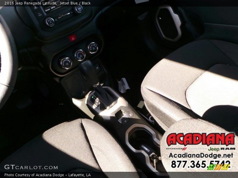 Jetset Blue / Black 2016 Jeep Renegade Latitude