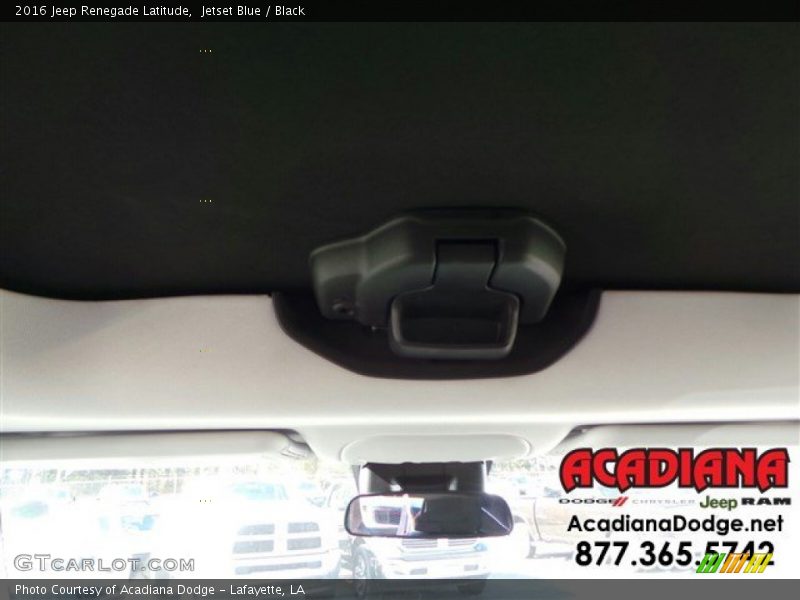 Jetset Blue / Black 2016 Jeep Renegade Latitude