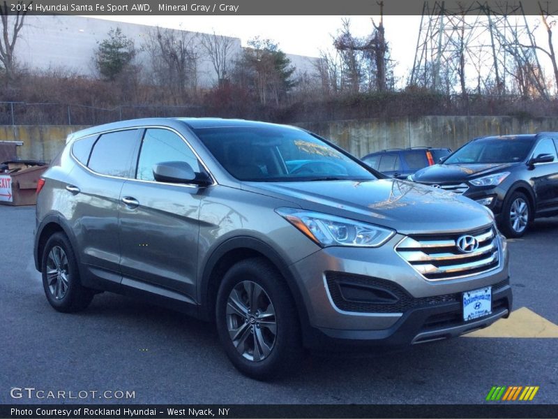 Mineral Gray / Gray 2014 Hyundai Santa Fe Sport AWD