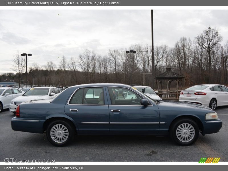 Light Ice Blue Metallic / Light Camel 2007 Mercury Grand Marquis LS