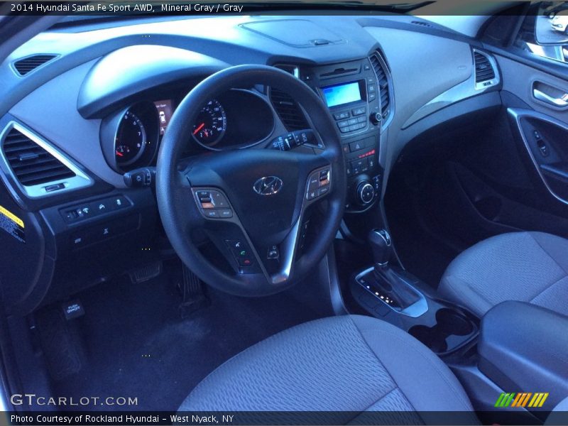 Mineral Gray / Gray 2014 Hyundai Santa Fe Sport AWD