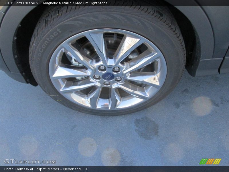 Magnetic Metallic / Medium Light Stone 2016 Ford Escape SE