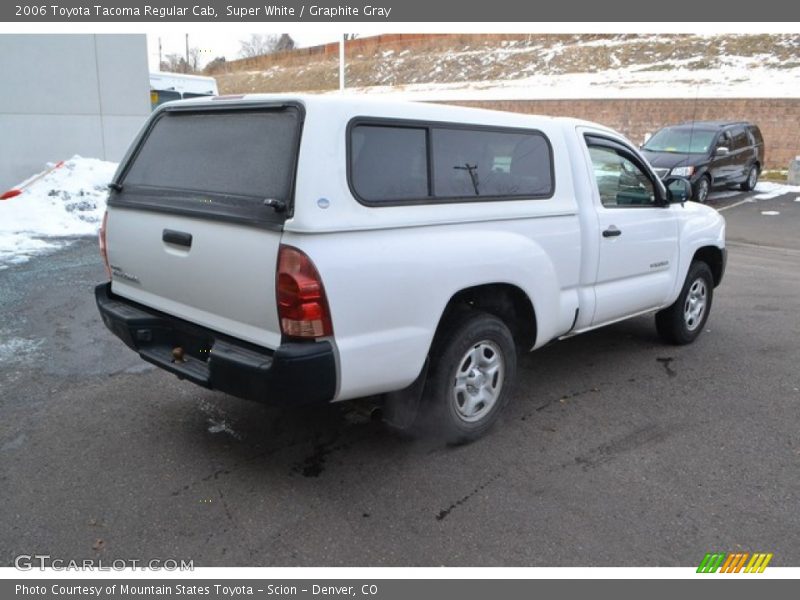 Super White / Graphite Gray 2006 Toyota Tacoma Regular Cab