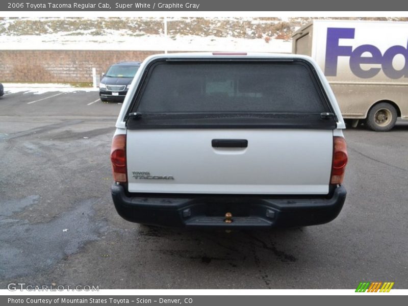 Super White / Graphite Gray 2006 Toyota Tacoma Regular Cab