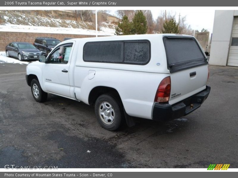 Super White / Graphite Gray 2006 Toyota Tacoma Regular Cab