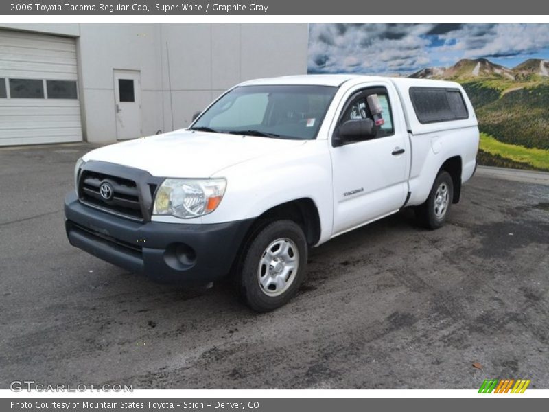 Super White / Graphite Gray 2006 Toyota Tacoma Regular Cab
