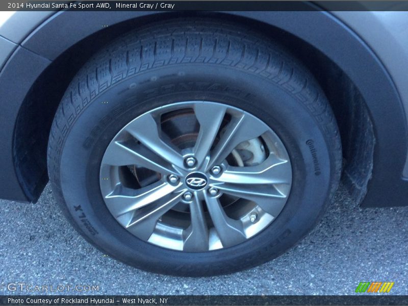 Mineral Gray / Gray 2014 Hyundai Santa Fe Sport AWD