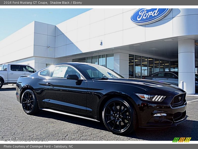 Shadow Black / Ebony 2016 Ford Mustang GT Coupe