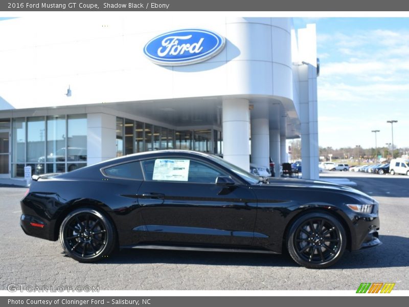 Shadow Black / Ebony 2016 Ford Mustang GT Coupe
