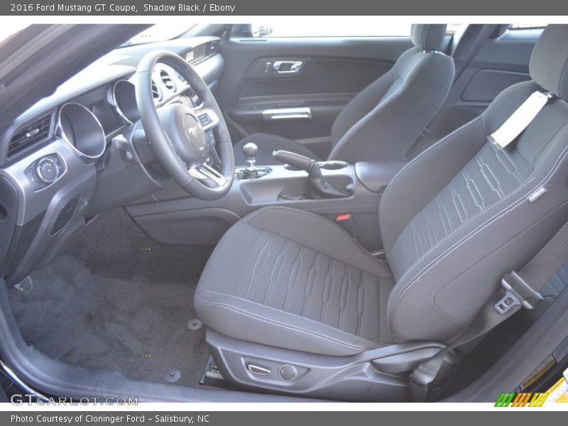 Shadow Black / Ebony 2016 Ford Mustang GT Coupe