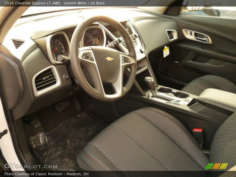 Summit White / Jet Black 2016 Chevrolet Equinox LT AWD