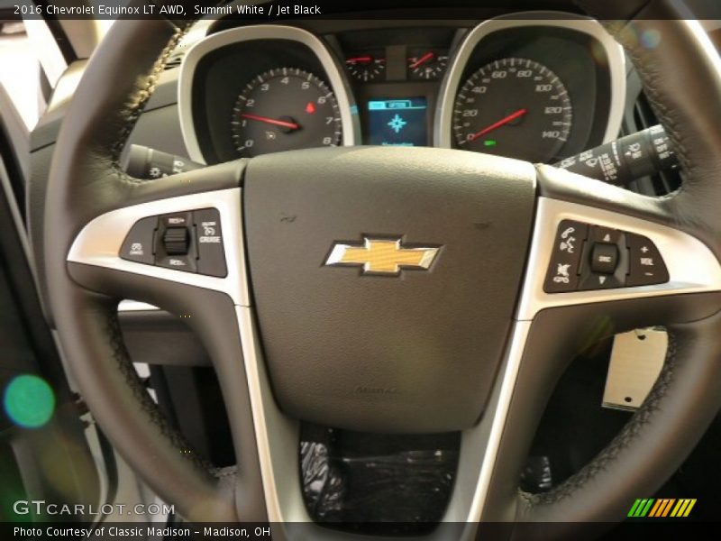 Summit White / Jet Black 2016 Chevrolet Equinox LT AWD