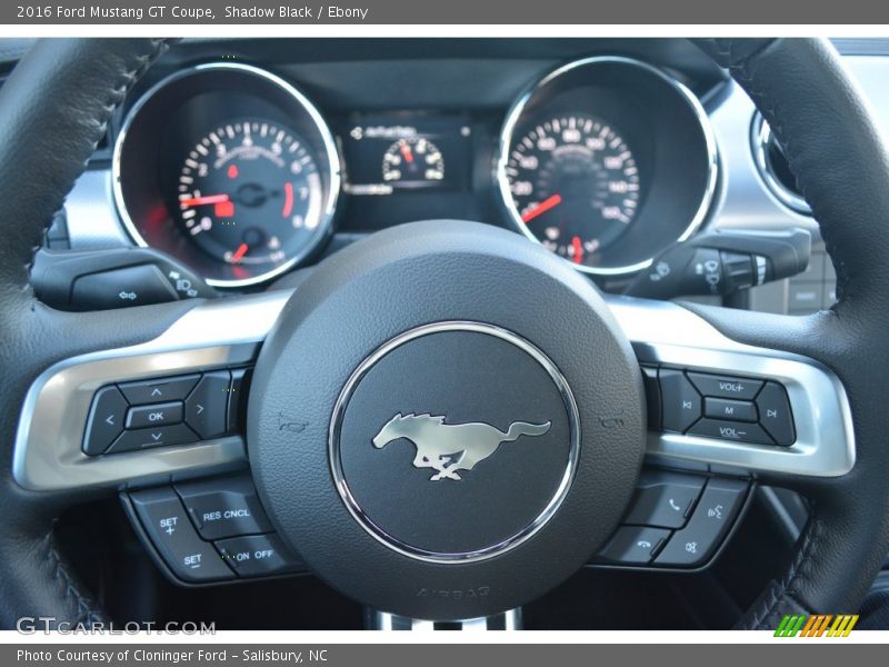 Shadow Black / Ebony 2016 Ford Mustang GT Coupe