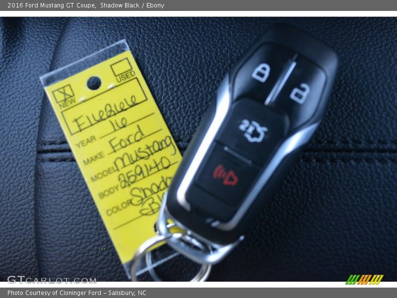 Shadow Black / Ebony 2016 Ford Mustang GT Coupe