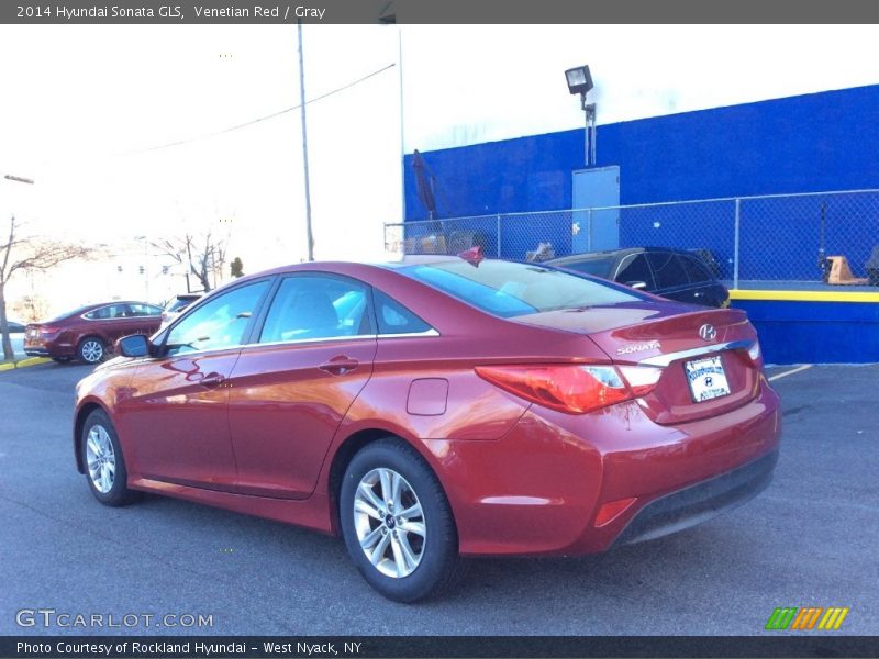 Venetian Red / Gray 2014 Hyundai Sonata GLS
