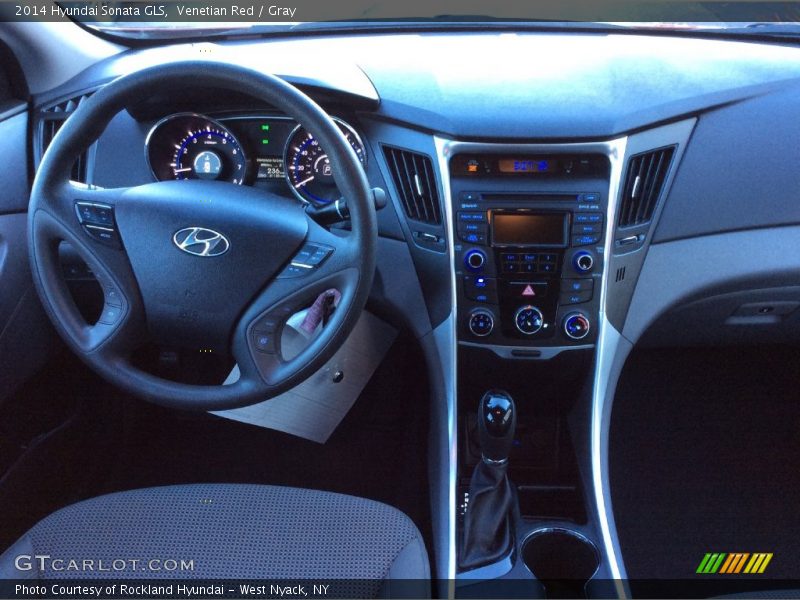 Venetian Red / Gray 2014 Hyundai Sonata GLS
