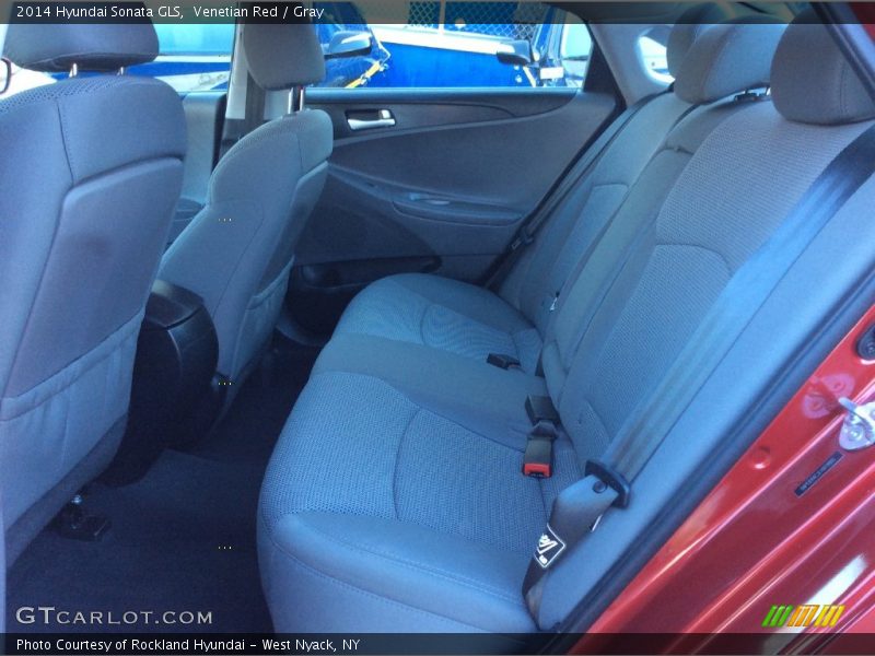 Venetian Red / Gray 2014 Hyundai Sonata GLS